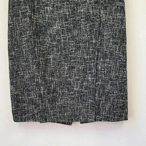 Michael by Michael Kors Tweed Skirt Navy/Lt. Gray Size 4 - Picture 4 of 15